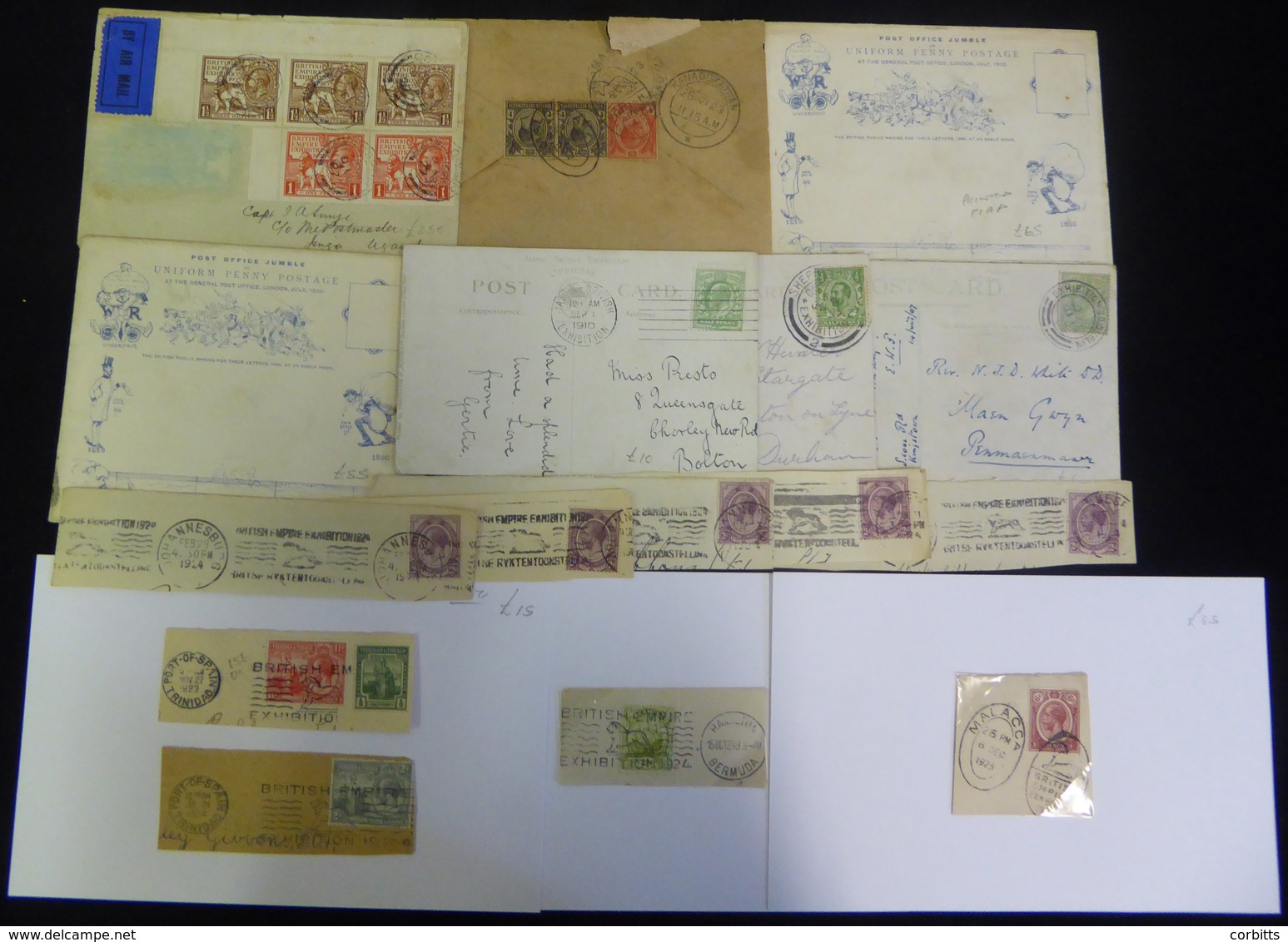 1890 'Post Office Jumble' Furniss Envelopes Unused (2) - One With 1906 Imprint On Flap, PPC's (3) With Dublin & White Ci - Other & Unclassified