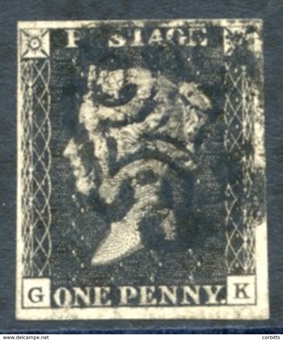 Plate 9 GK, Good To Large Margins, Fine Black MC. - Other & Unclassified