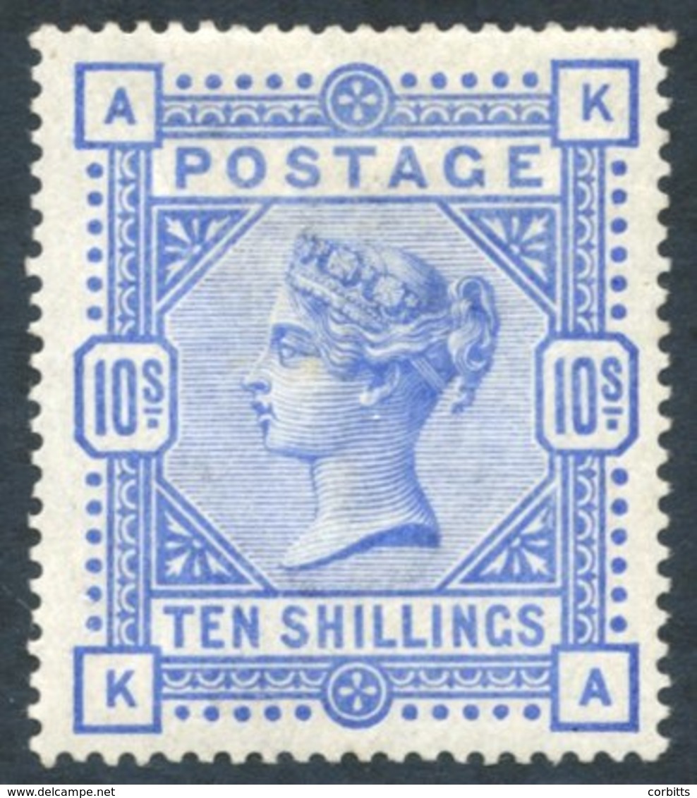 1883-84 10s Ultramarine Fresh M, Few Blunt Perfs Otherwise Fine, SG.183 - Other & Unclassified