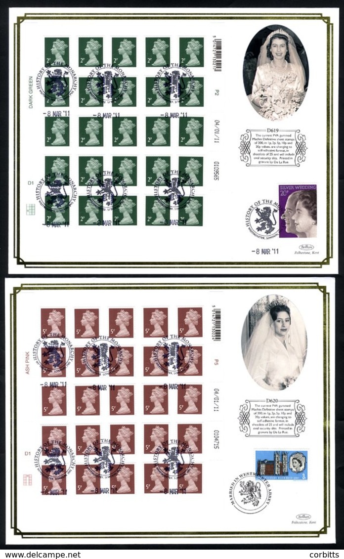 SOTHEBYS PRESENTATION SILKS, COIN COVERS, BENHAM SILKS, MERCURY SILK COLLECTION, SPECIAL EDITION FDC's Etc. With Slight  - Altri & Non Classificati