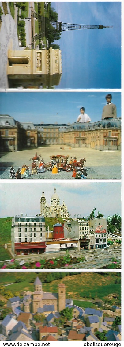 FRANCE MINIATURES 8 VUES CHAMBORD MT ST MICHEL SACRE COEUR VERSAILLES EIFFEL SAINT NECTAIRE - Autres & Non Classés