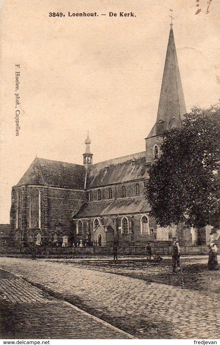 Loenhout - De Kerk -  (prachtkaart Met Animatie) - Wuustwezel