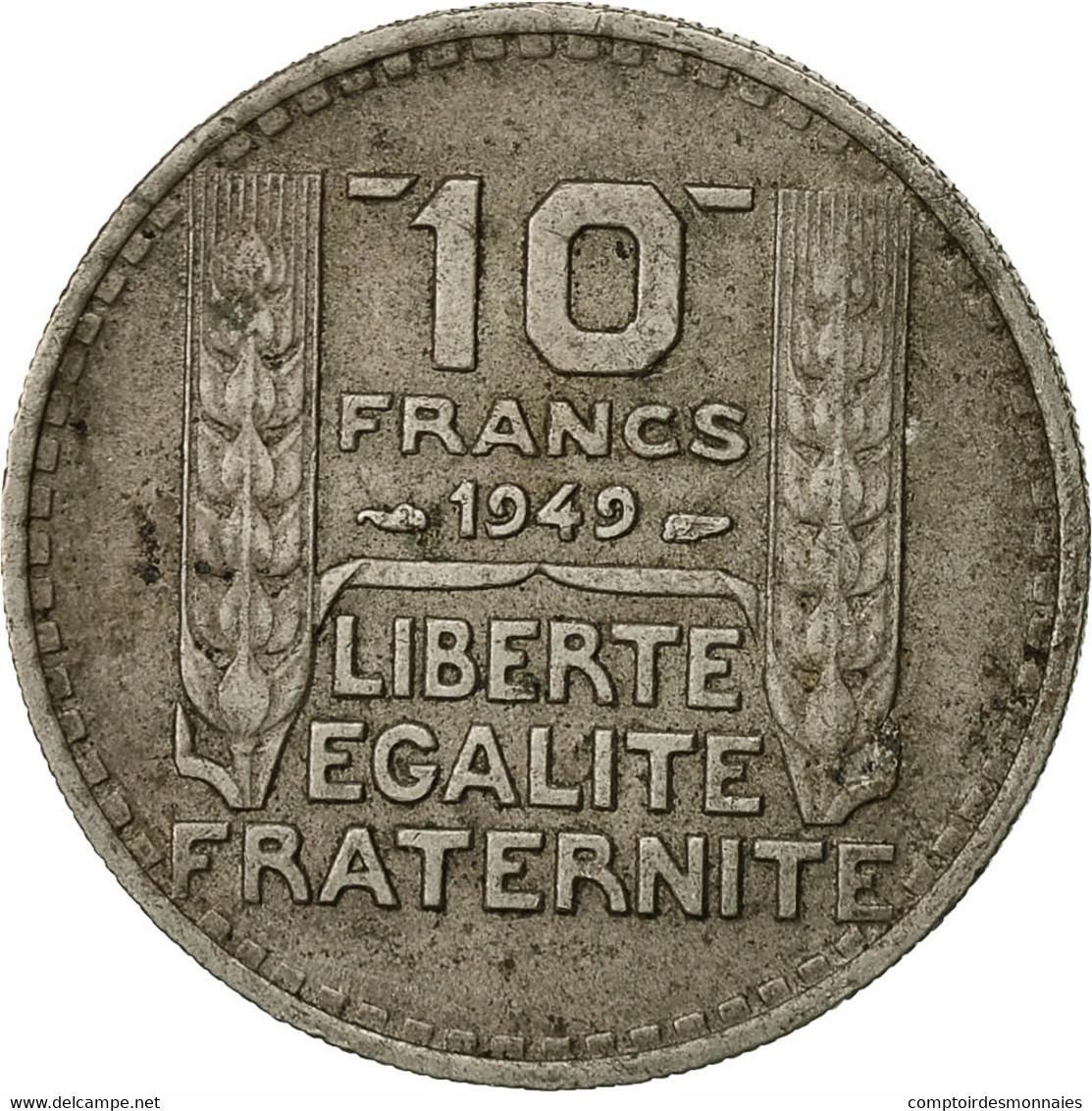 France, Turin, 10 Francs, 1949, Paris, TTB, Copper-nickel, KM:909.1, Gadoury:811 - Other & Unclassified