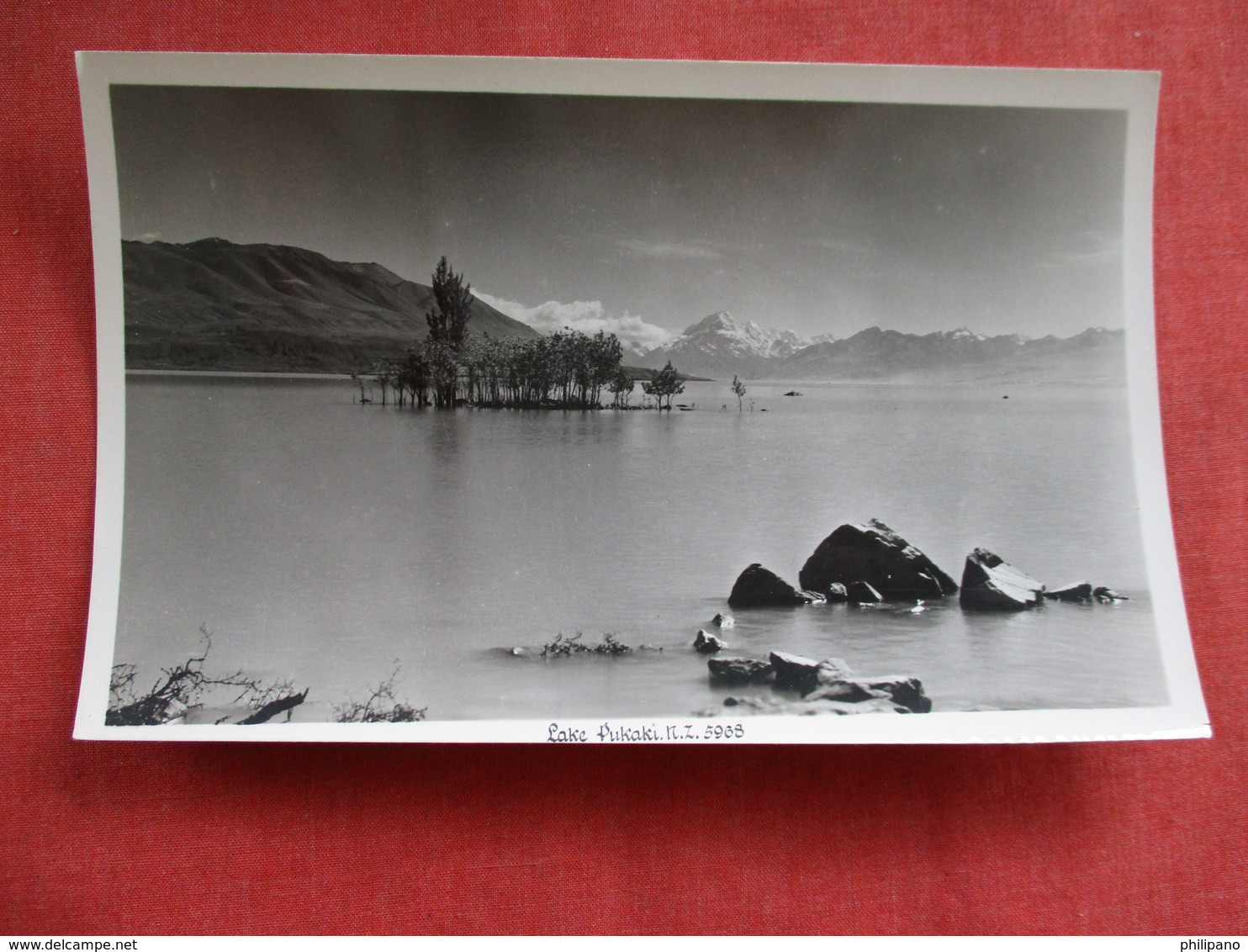 Lake Pukaki New Zealand ---------Postcard Size  Blank Back Photo-------  Ref 2916 - New Zealand