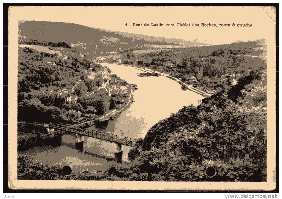 CP   Lustin   --  Pont De Lustin Vers Chalet Des Roches  --  1948 - Profondeville