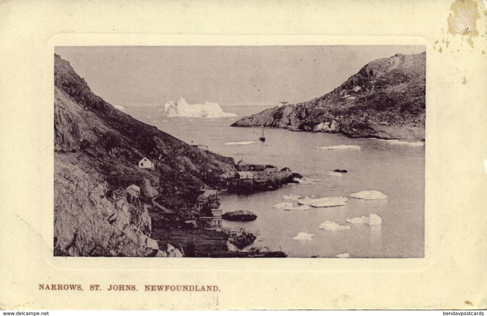 Canada, St. JOHN'S, Newfoundland, Narrows (1910s) Postcard - St. John's