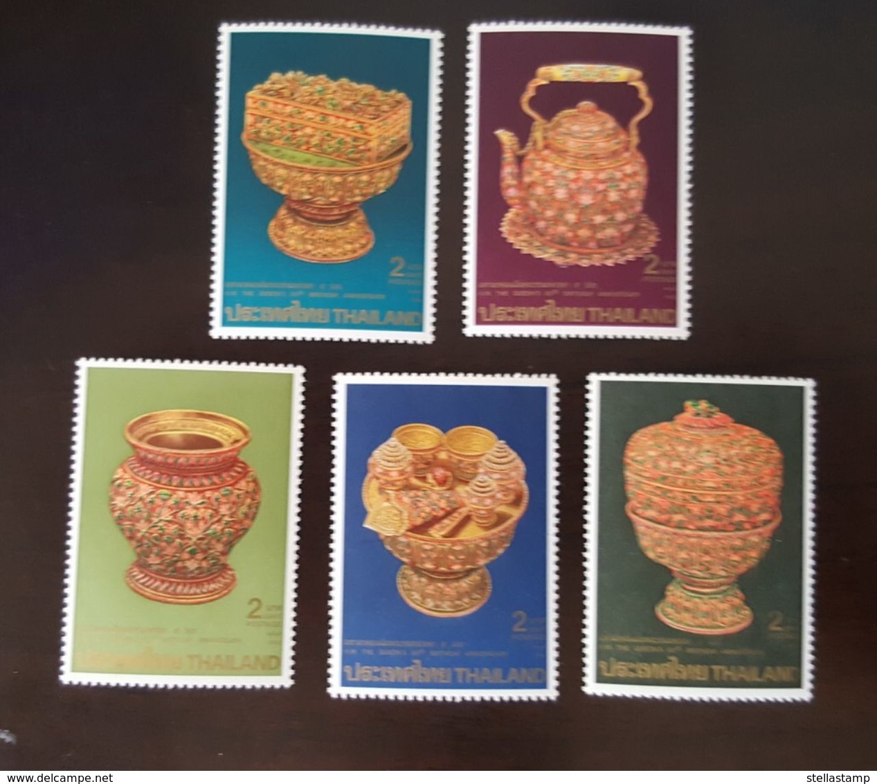 Thailand Stamp 1992 HM Queen 60th Birthday Ann 3rd - Thaïlande