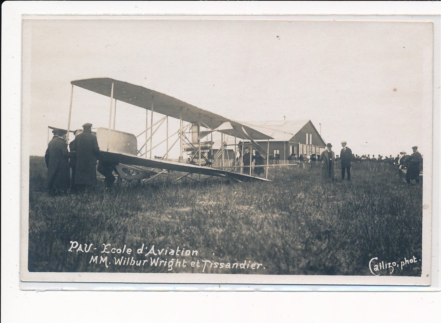 PAU : Mm. Wilbur Wright Et Tissandier - Tres Bon Etat - Pau