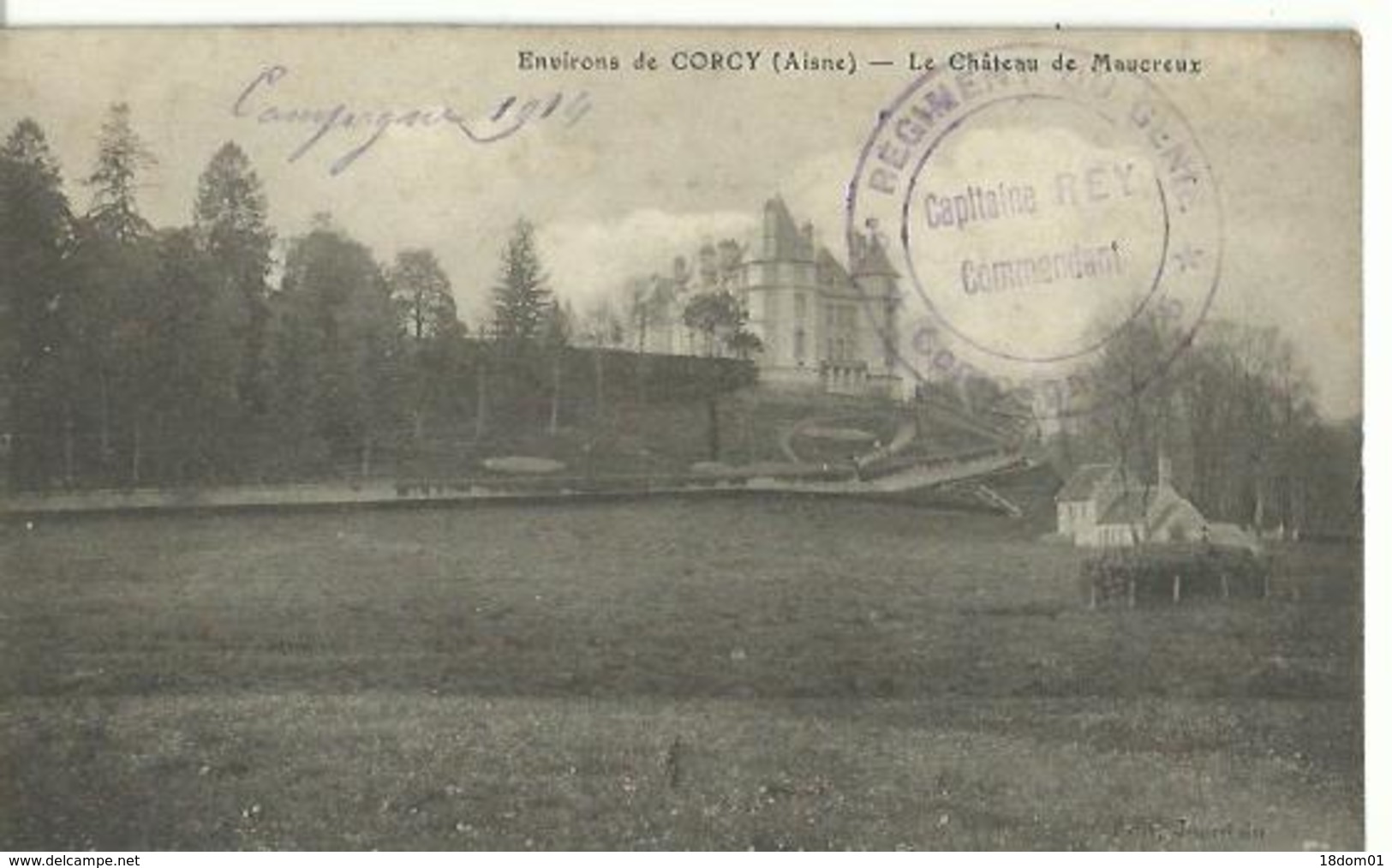 Environs De Corcy(Aisne) - Le Château De Maucreux - Autres & Non Classés