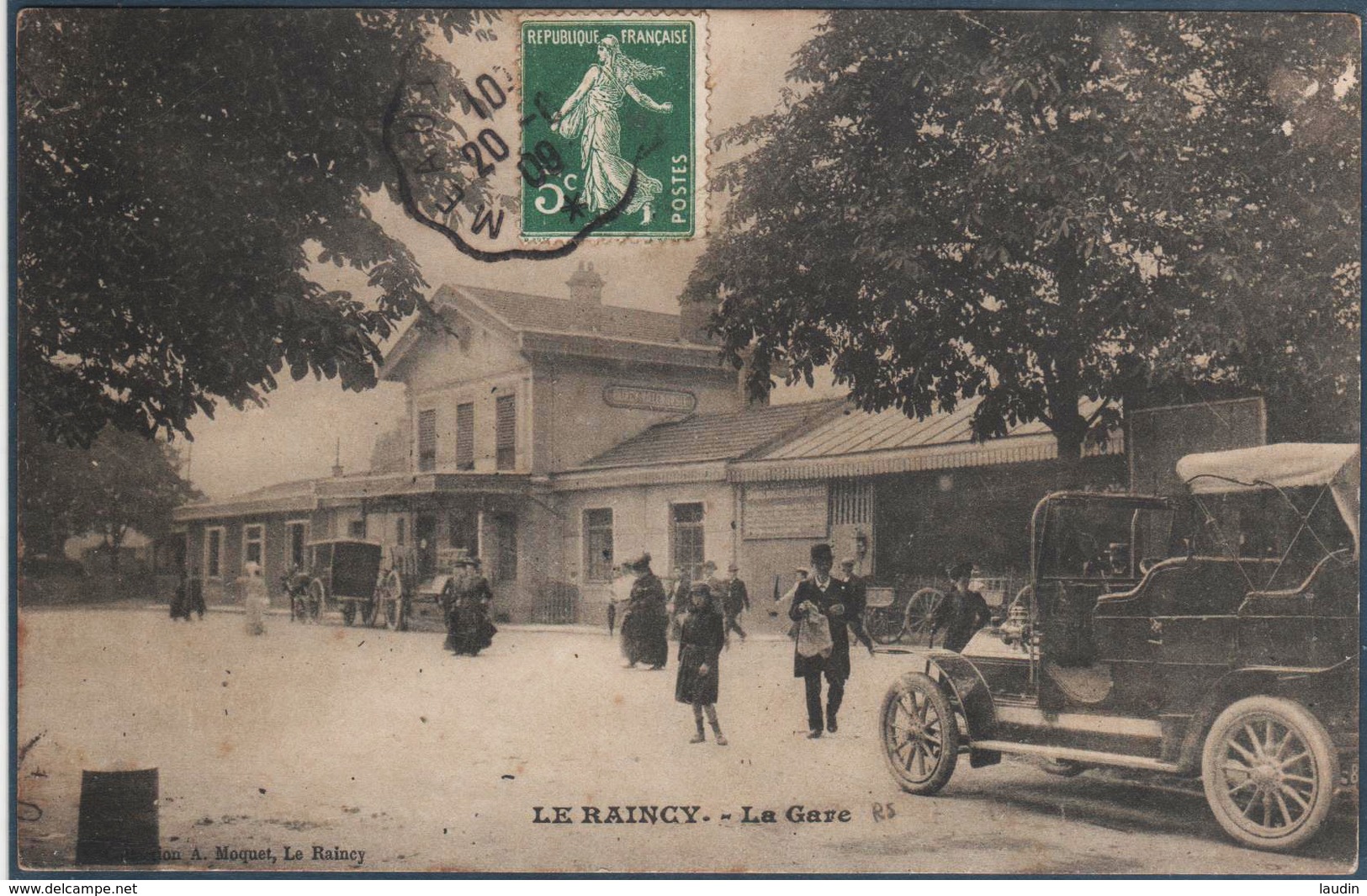 Le Raincy , La Gare , Voir Scan Du Dos , Animée - Le Raincy