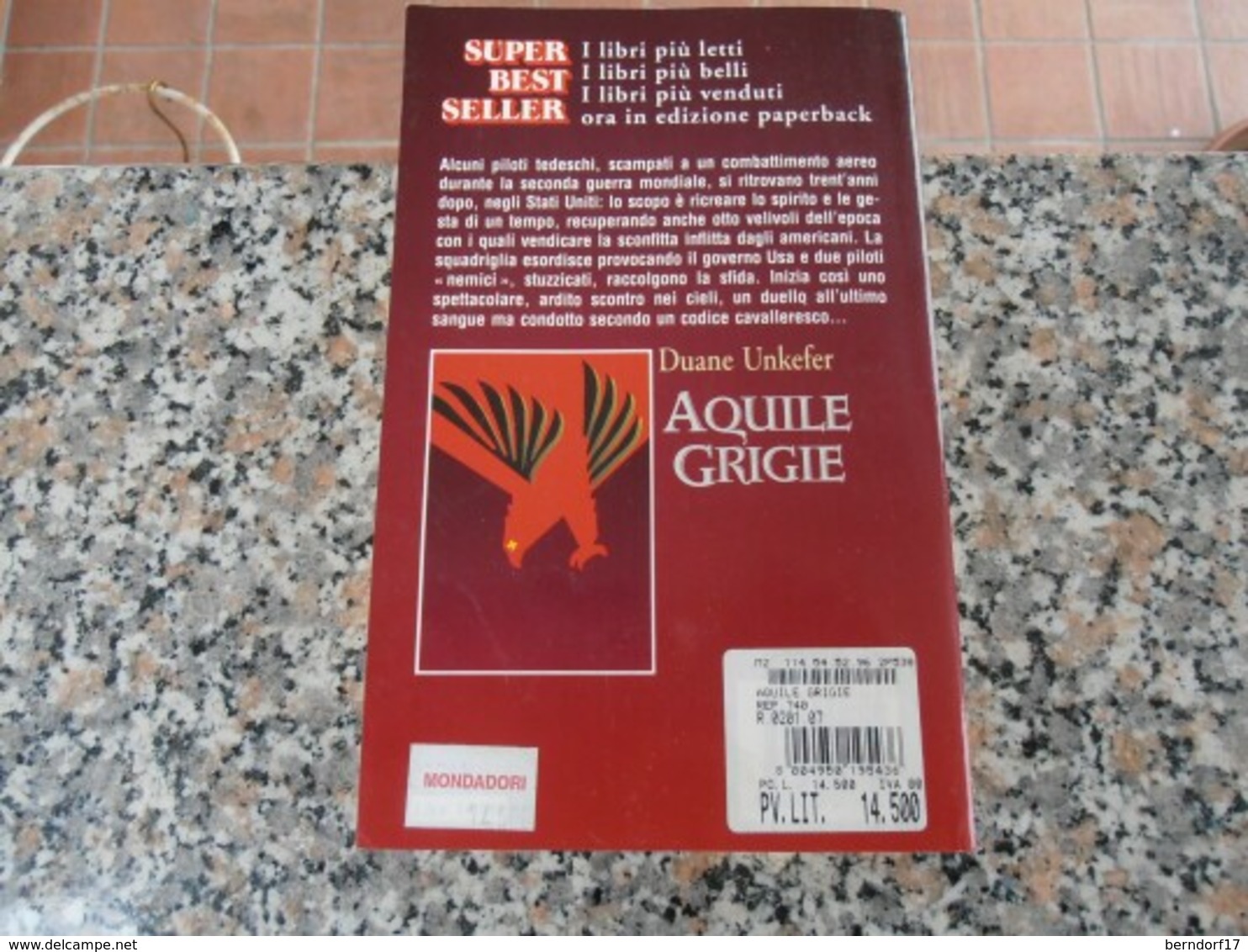 Aquile Grigie - Duane Unkefer - Histoire