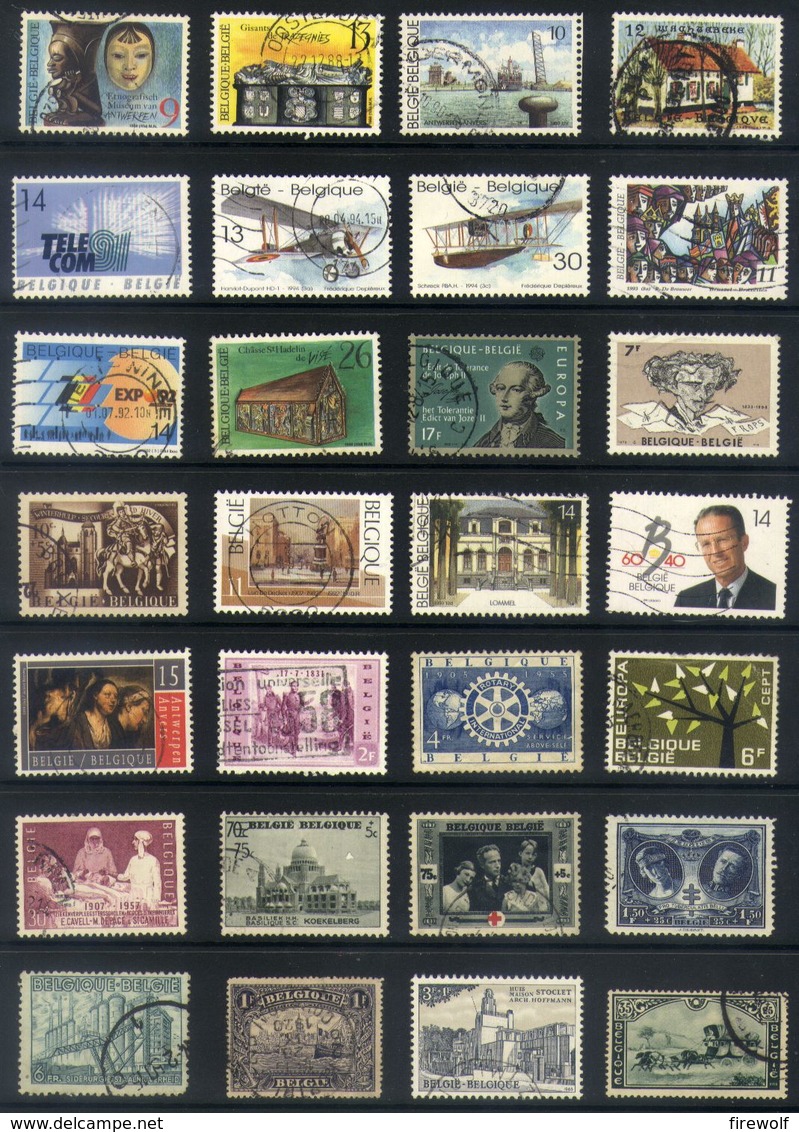 Y70 - Belgium - Used / Gebruikt Lot - Collections