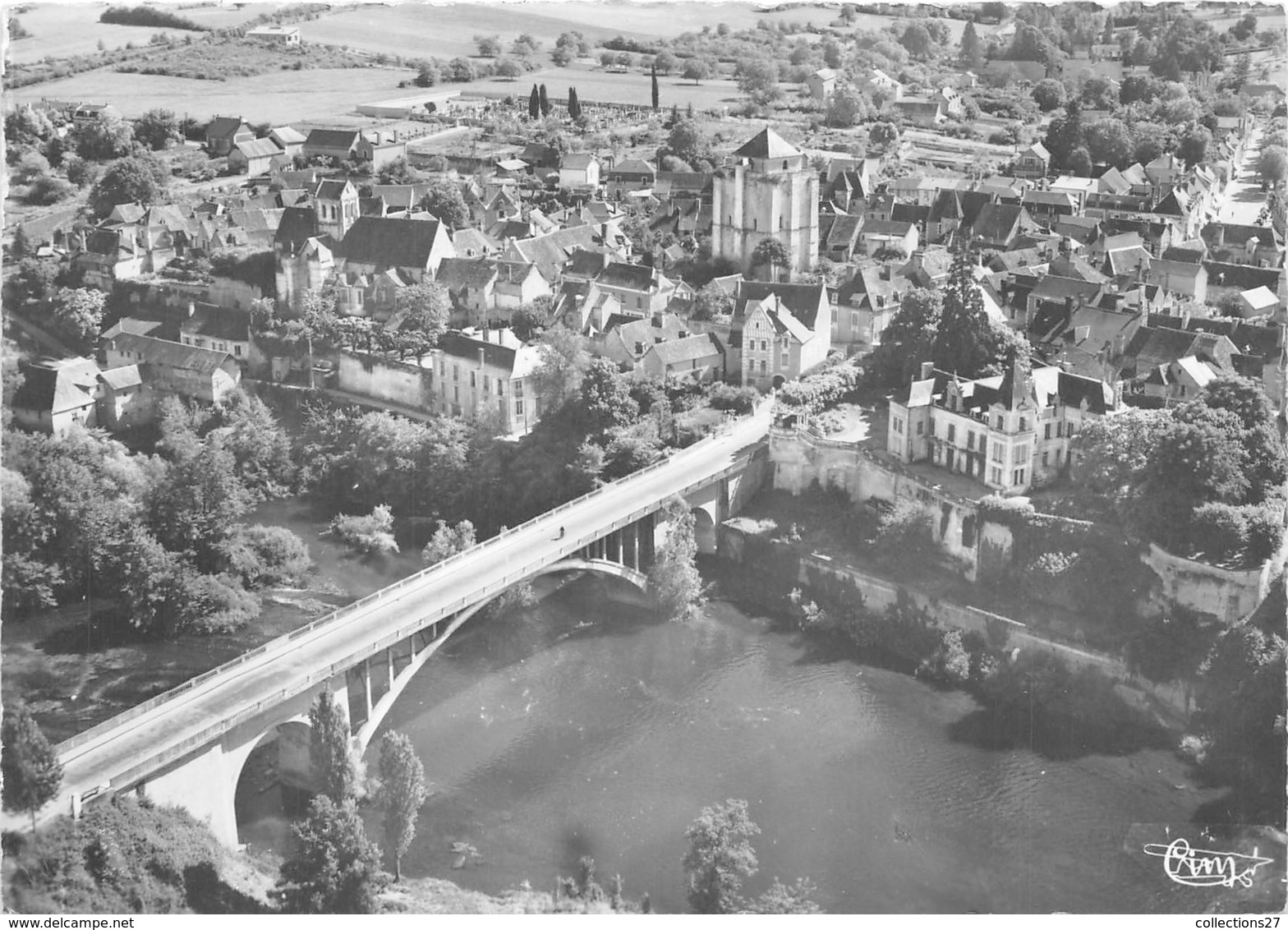 86-LA ROCHE-POSAY- VUE AERIENNE - La Roche Posay