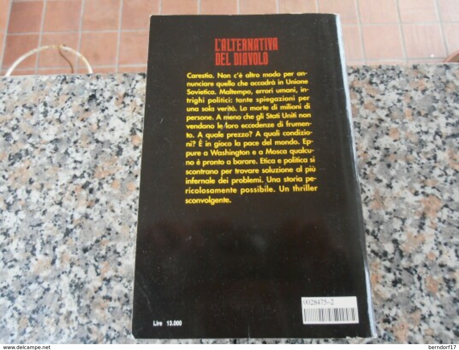 L'Alternativa Del Diavolo - Frederick Forsyth - Pocket Books