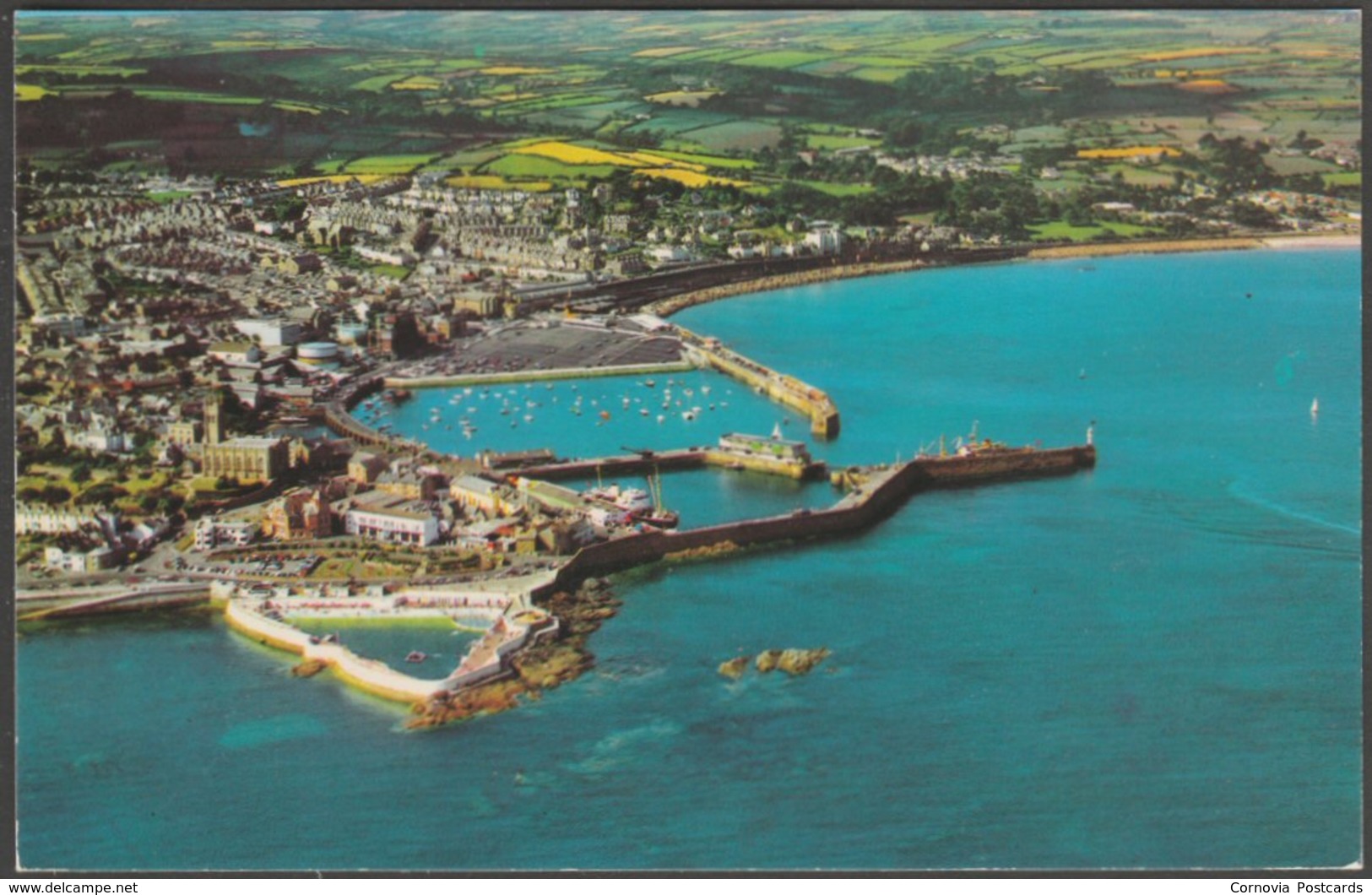 Aerial View, Penzance, Cornwall, C.1960s - Airviews Postcard - Other & Unclassified