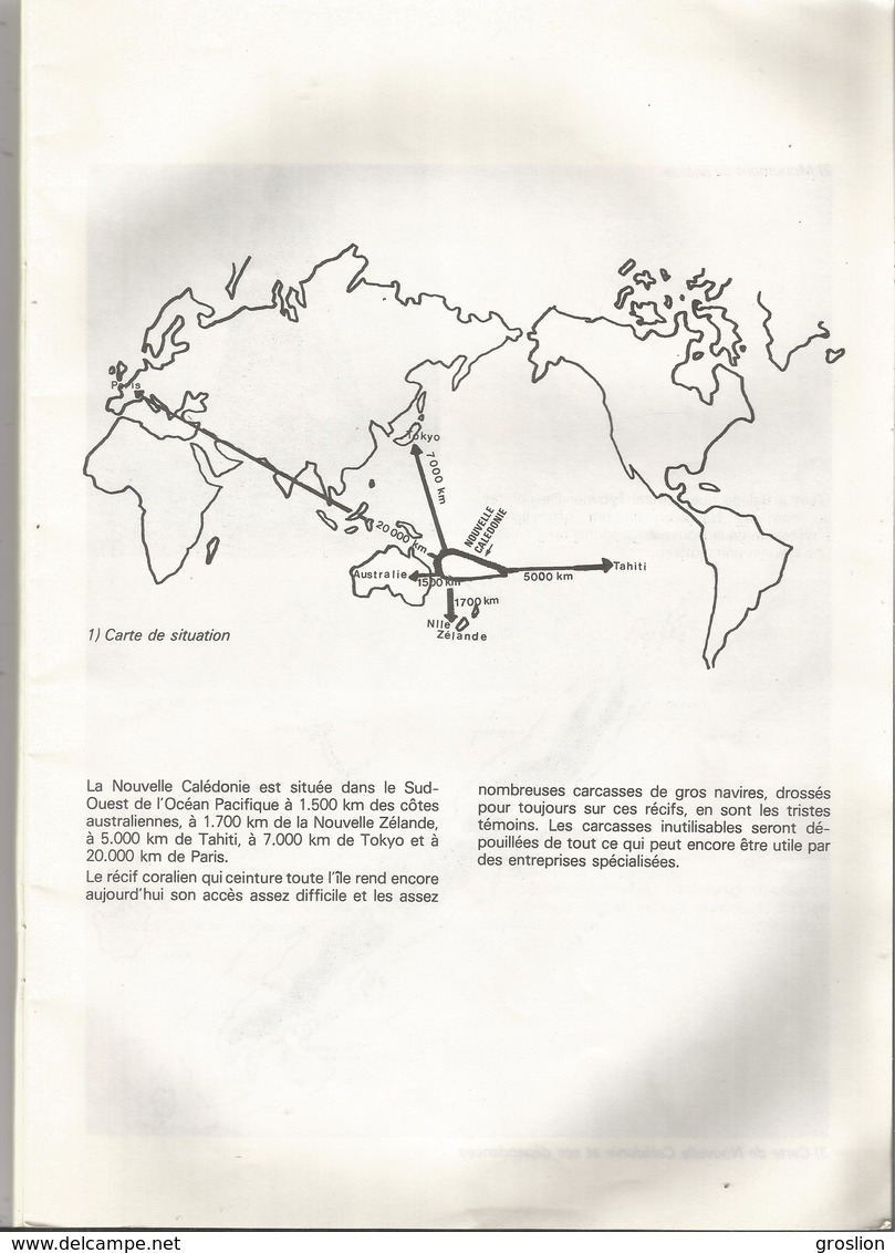 LIVRE LA NOUVELLE CALEDONIE OU LA FRANCE DU BOUT DU MONDE D'APRES UN FILM REALISE PAR ROLAND HAAS .FRANCOIS HASLER - Outre-Mer