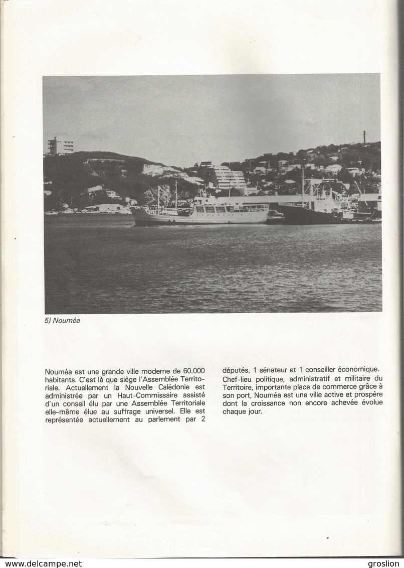 LIVRE LA NOUVELLE CALEDONIE OU LA FRANCE DU BOUT DU MONDE D'APRES UN FILM REALISE PAR ROLAND HAAS .FRANCOIS HASLER