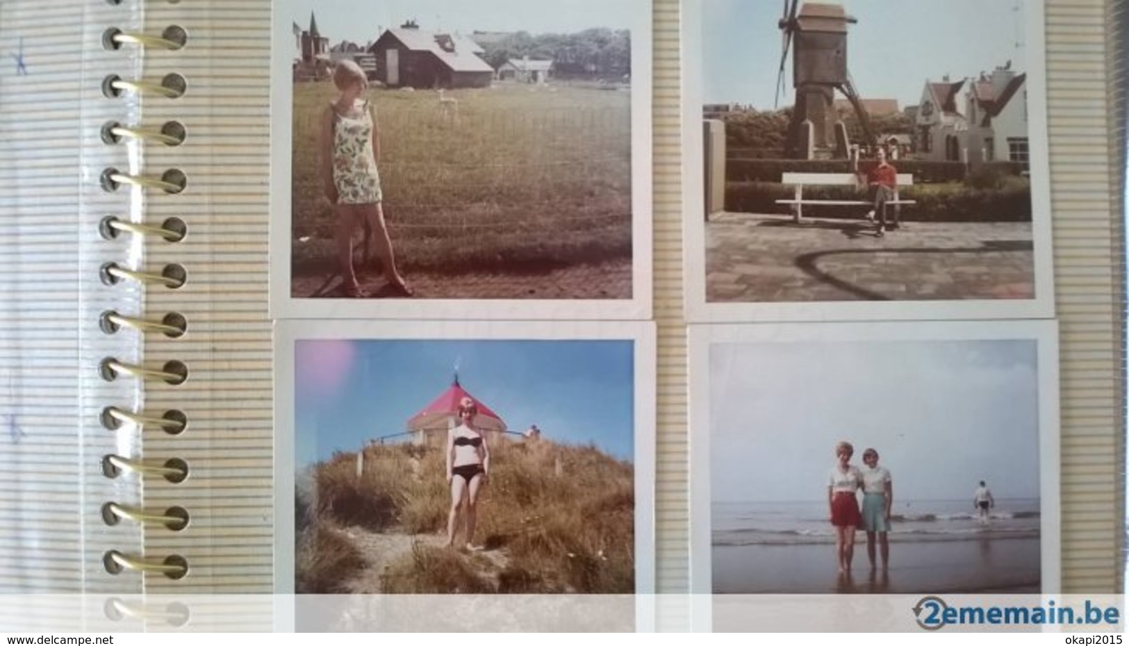 GILLES DE BINCHE MER PLAGE MAILLOTS PERSONNES ITALIE BELGIQUE FRANCE ANNÉES 1950 à 1970  LOT 120 PHOTOS ORIGINALES