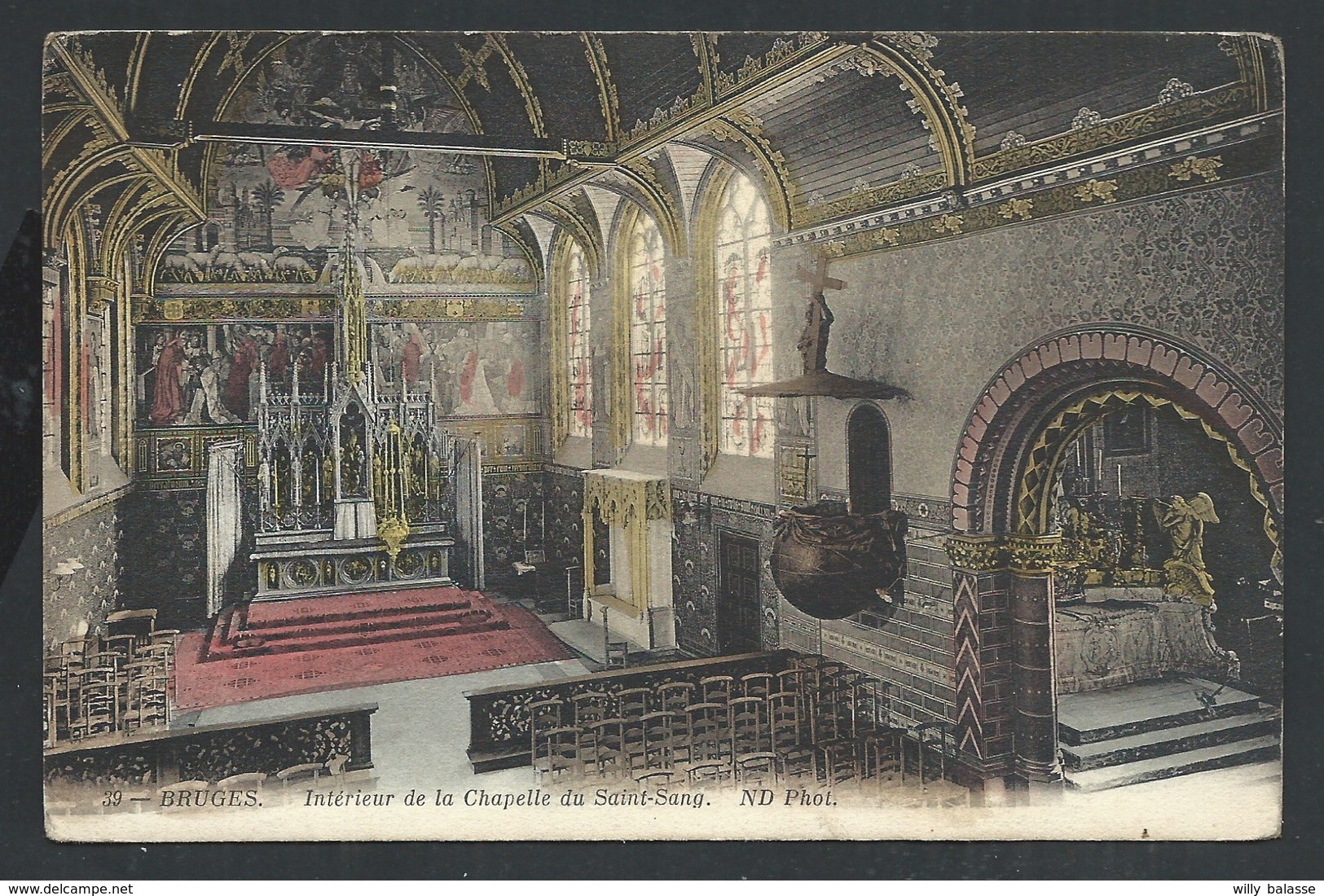 +++ CPA - BRUGGE  BRUGES - Intérieur De La Chapelle Du Saint Sang   // - Brugge