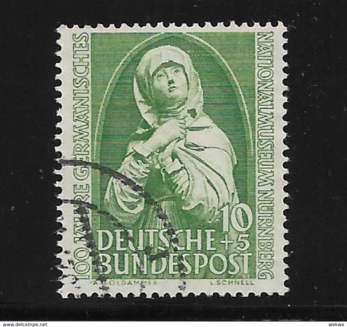 BRDMi.Nr.151 O/ (1952) Nürnberger Madonna - Gebraucht