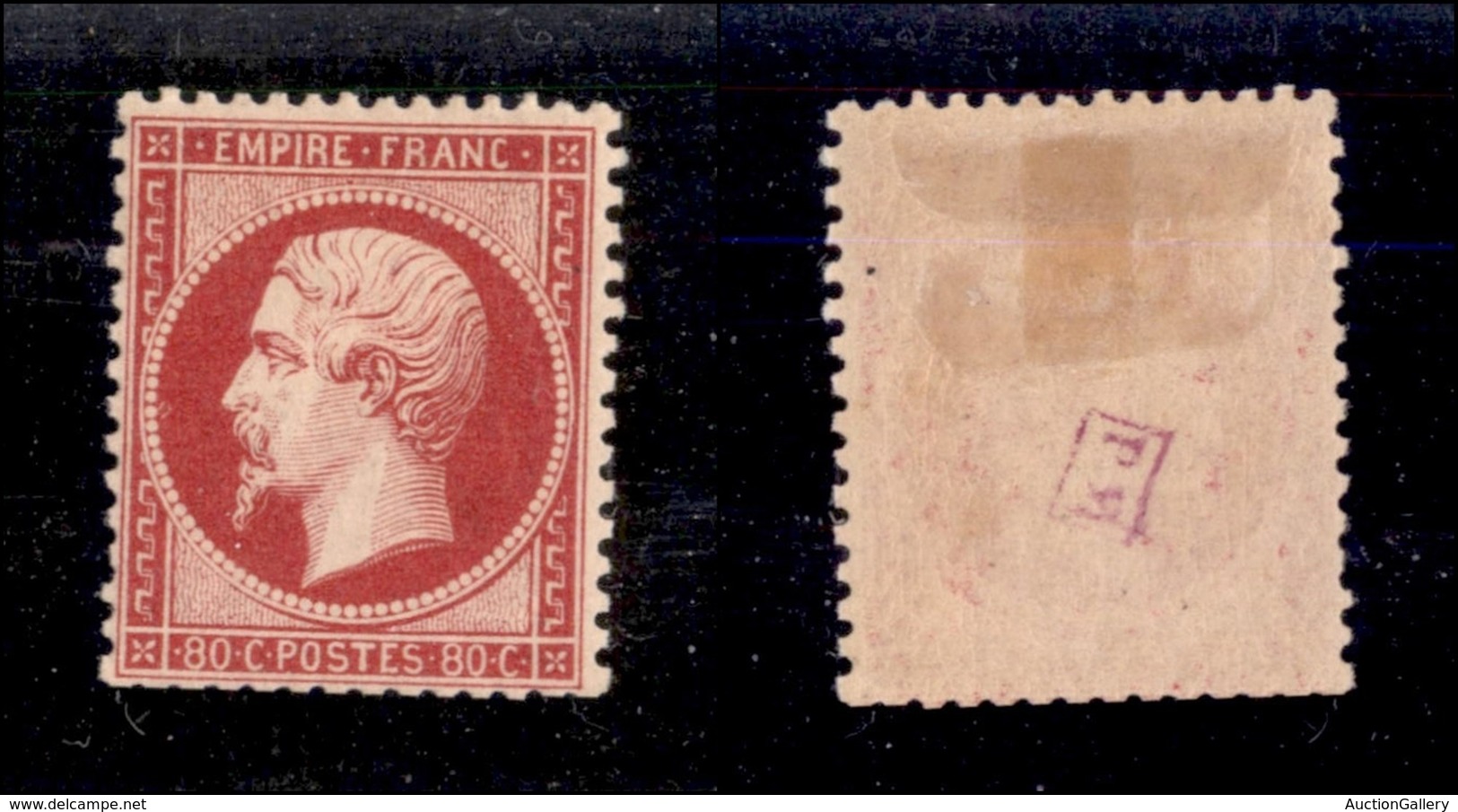 0526 ESTERO - FRANCIA - 1862 - 80 Cent (23) - Nuovo Con Gomma - Other & Unclassified