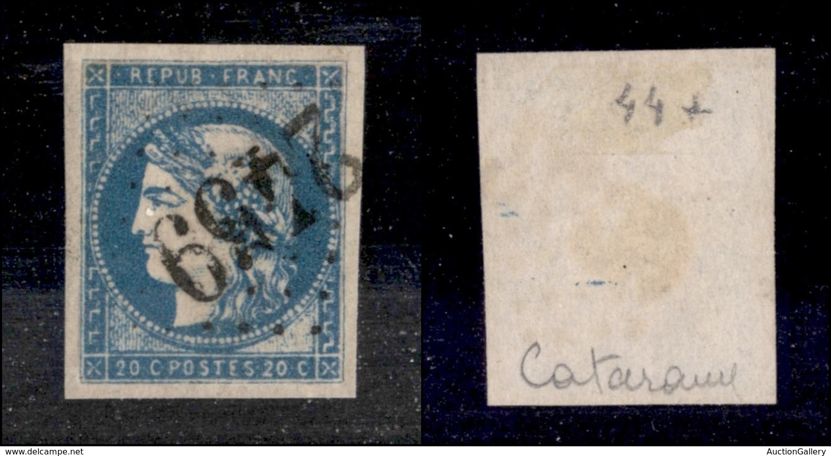 0532 ESTERO - FRANCIA - 1870 - 20 Cent (41/I) - Molto Bello - Other & Unclassified