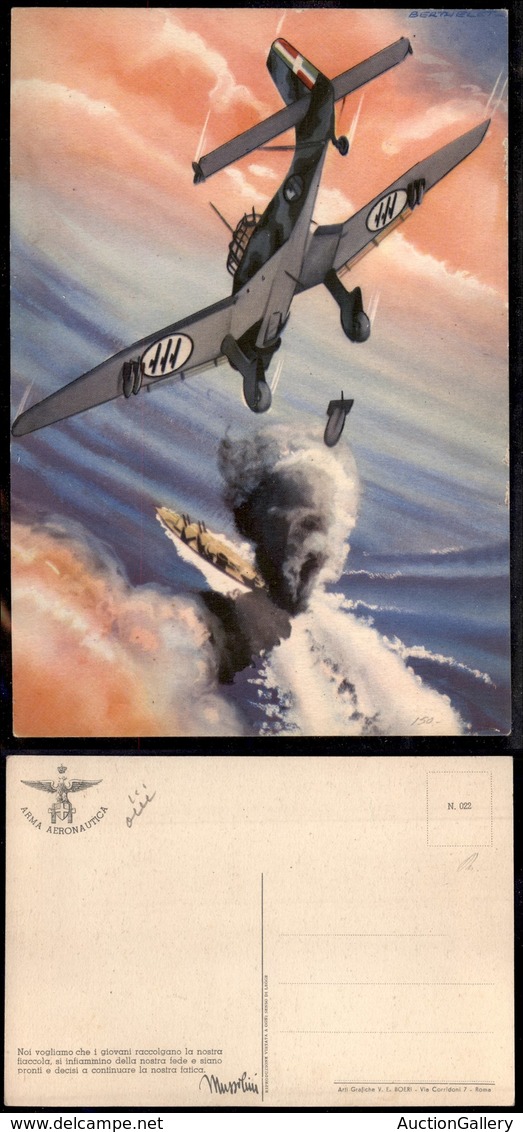 0599 CARTOLINE D'EPOCA - MILITARI - Arma Aeronautica - Berthelet - Nuova - Other & Unclassified