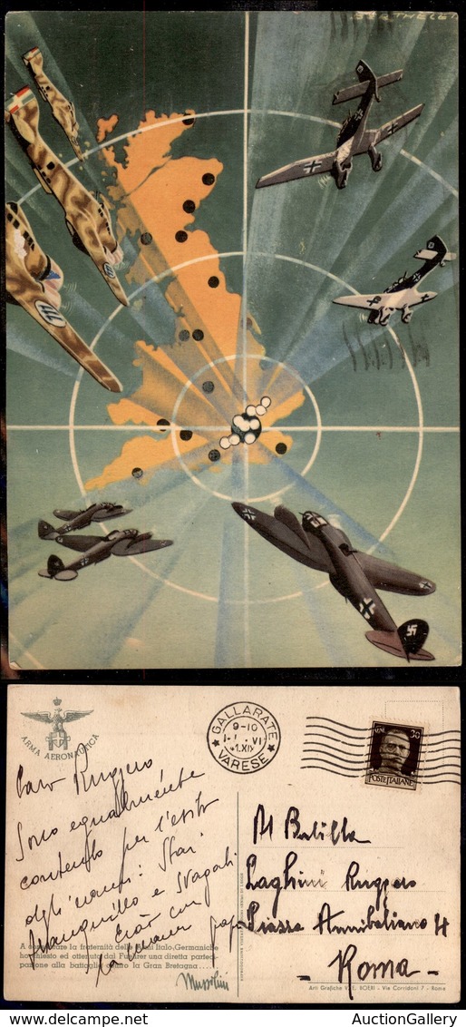 0604 CARTOLINE D'EPOCA - MILITARI - Arma Aeronautica - Berthelet - Nuova - Other & Unclassified