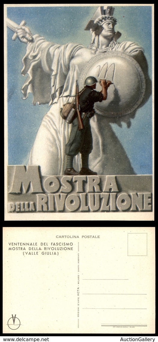 0620 CARTOLINE D'EPOCA - MILITARI - Mostra Della Rivoluzione - Boccasile - Nuova - Other & Unclassified