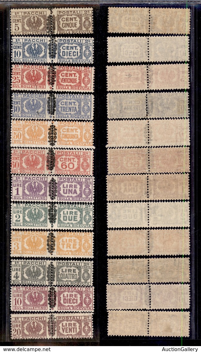 1611 LUOGOTENENZA - LUOGOTENENZA - 1945 - Pacchi Postali Soprastampati (48/59) - Serie Completa Di 12 Valori - Qualità M - Other & Unclassified