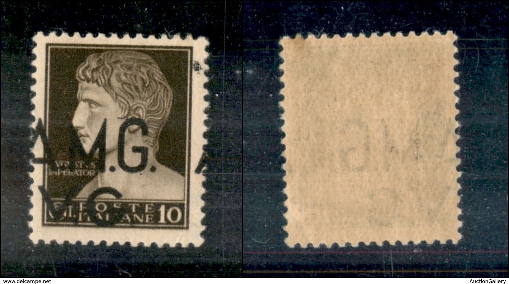 1616 TRIESTE - AMG-VG - 1945/1947 - 10 Cent Imperiale Soprastampato (2hi) - Soprastampa Fortemente Spostata A Sinistra " - Other & Unclassified