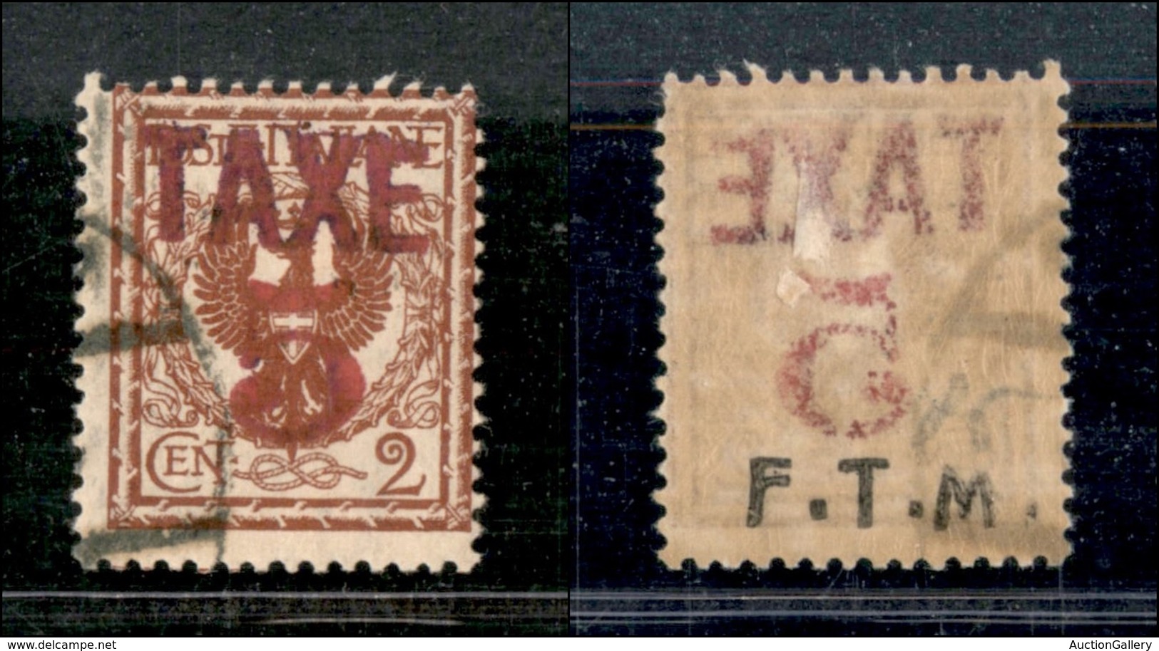 1635 OCCUPAZIONI - TRENTINO - 1918/1919 - Bolzano 3 - Taxe 5 Su 2 Cent (76) - Usato (200) - Other & Unclassified