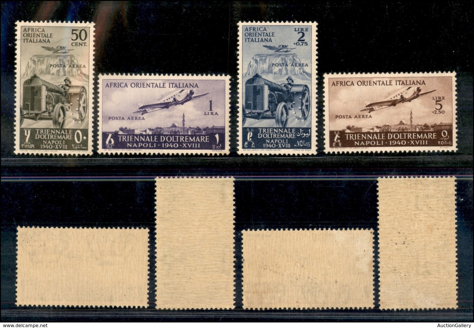 1718 COLONIE - AOI - 1940 - Triennale D'oltre Mare Posta Aerea (16/19) - Serie Completa Di 4 Valori - Nuovi Con Gomma (1 - Other & Unclassified