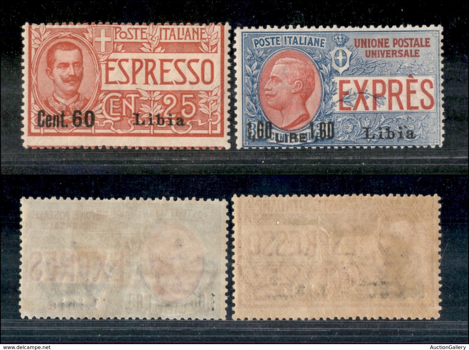 1841 COLONIE - LIBIA - 1922 - Espressi Soprastampati (5/6) - Serie Completa Di 2 Valori - Nuovi Con Gomma (40) - Other & Unclassified