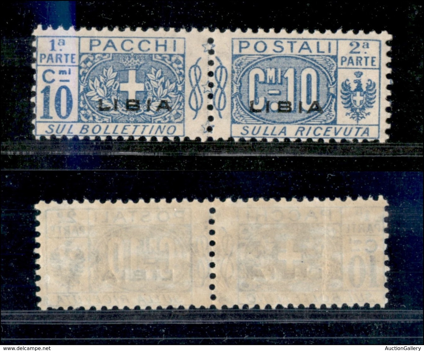 1848 COLONIE - LIBIA - 1915 - 10 Cent Pacchi Postali Soprastampato (2) - Gomma Integra (24) - Other & Unclassified