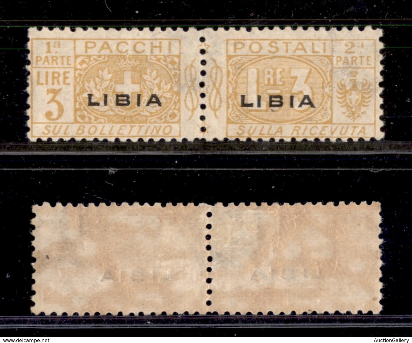 1852 COLONIE - LIBIA - 1915 - 3 Lire Pacchi Postali Soprastampato (6) - Nuovo Con Gomma (35) - Other & Unclassified