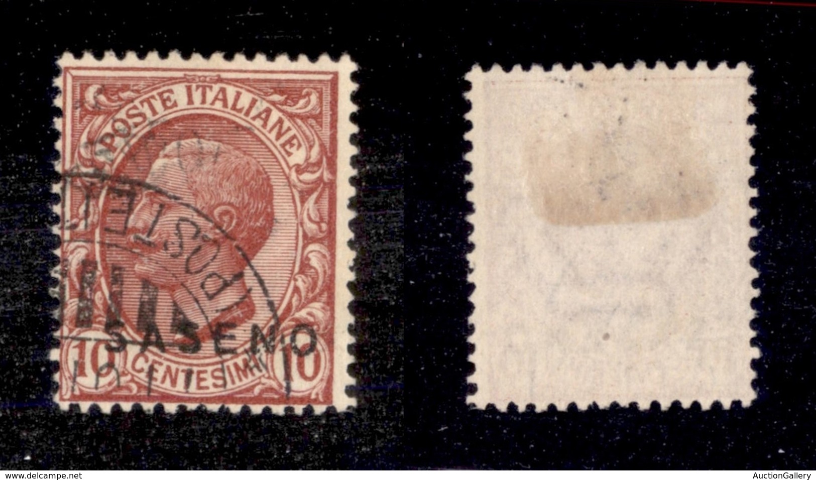 2093 COLONIE - SASENO - 1923 - 10 Cent Leoni Soprastampato (1) - Usato (180) - Other & Unclassified