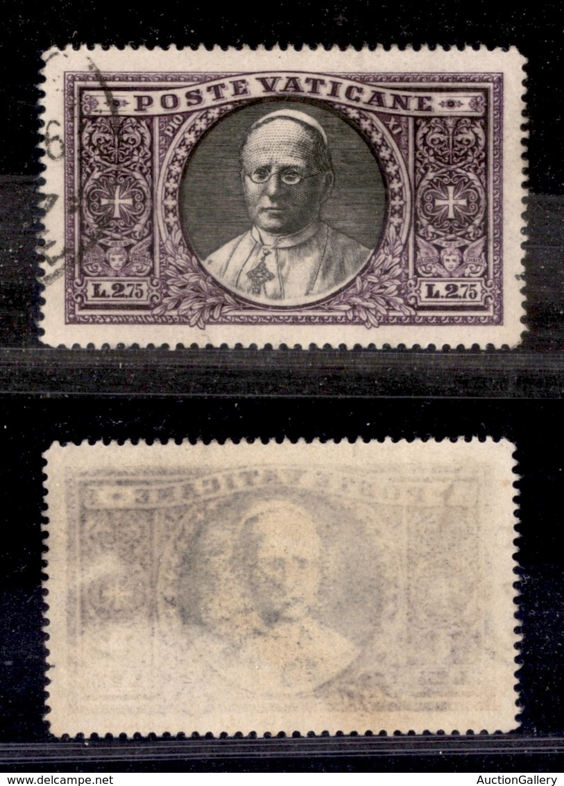 2258 VATICANO - VATICANO - 1933 - 2,75 Lire Medaglioni (31) - Ottimamente Centrato - Usato - Other & Unclassified