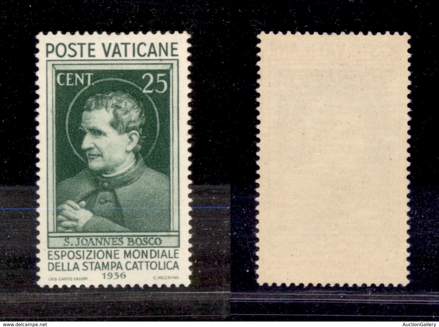 2267 VATICANO - VATICANO - 1936 - 25 Cent Stampa Cattolica (49) - Ottimamente Centrato - Gomma Integra - Other & Unclassified