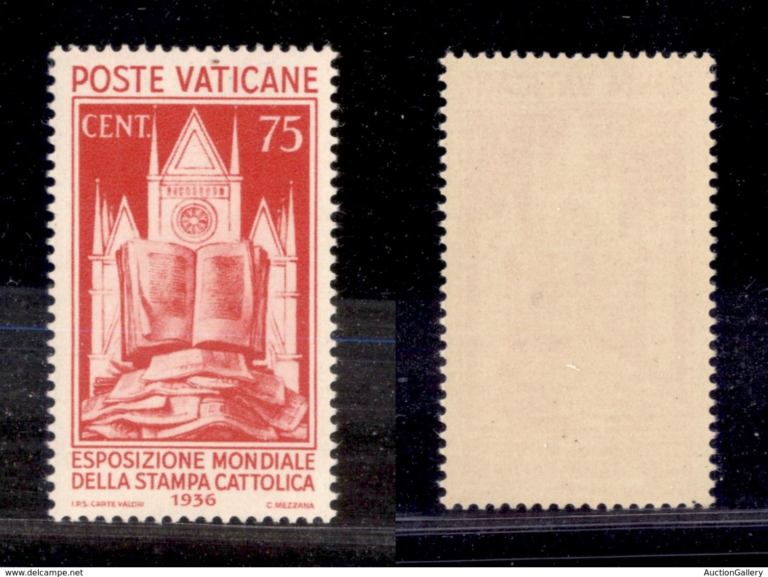 2268 VATICANO - VATICANO - 1936 - 75 Cent Stampa Cattolica (51) - Gomma Integra - Other & Unclassified