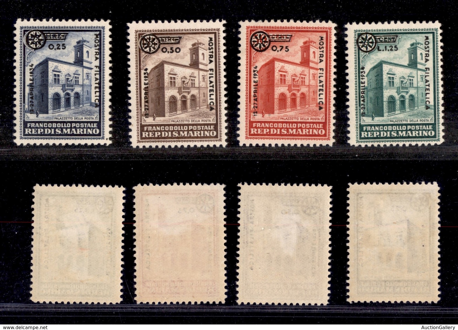 2326 SAN MARINO - SAN MARINO - 1934 - Fiera Di Milano (180/183) - Serie Completa Di 4 Valori - Nuovi Con Gomma (70) - Other & Unclassified