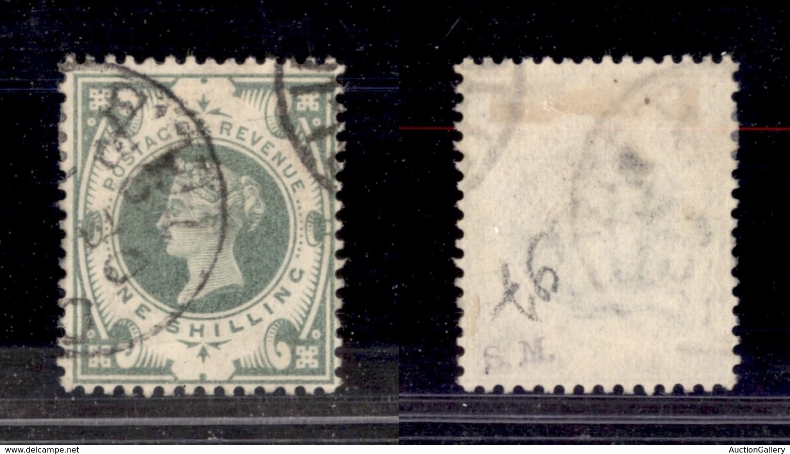 2545 ESTERO  - GRAN BRETAGNA - 1887 - 1 Shilling Giubileo Regina Vittoria (97) - Usato (55) - Autres & Non Classés