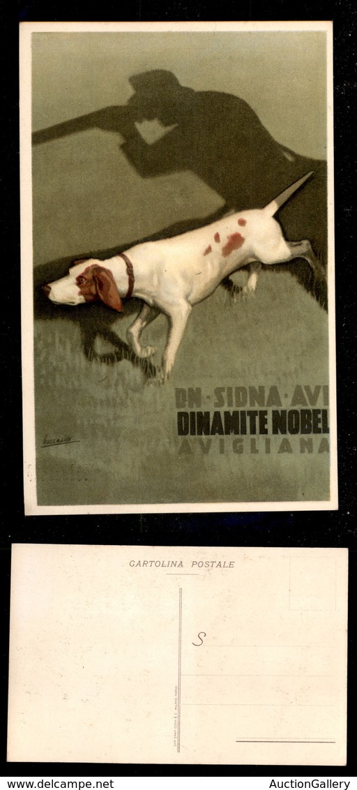 2856 CARTOLINE - PUBBLICITARIE - Boccasile - Dinamite Nobel - Cane In Punta - Nuova FP (250) - Other & Unclassified