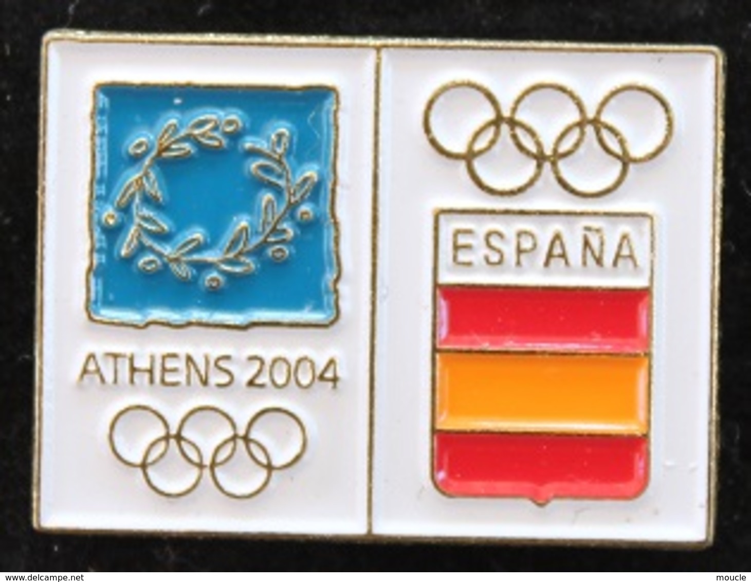 JEUX OLYMPIQUES - ATHEN 2004 - COMITE ESPAGNOL - SPAIN - ESPANA - ANNEAUX -                           (ROSE) - Jeux Olympiques