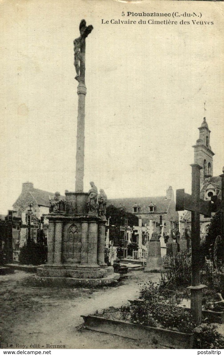 22 PLOUBAZLANEC Le Calvaire Du Cimetière Des Veuves - Ploubazlanec