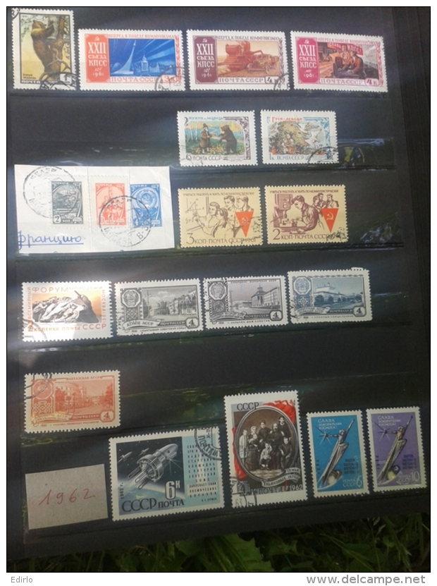 *** RUSSIE *** +350 TIMBRES Neufs Et Oblitérés   Collection Semi Moderne RUSSIE - Forte Côte Timbres Premier Choix - Collections (en Albums)