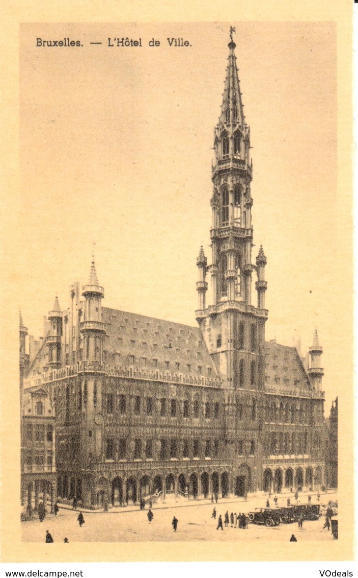 Bruxelles - CPA - Brussel - Hôtel De Ville - Monumenti, Edifici