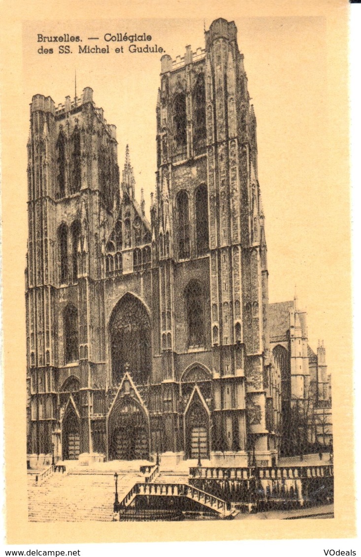 Bruxelles - CPA - Brussel - Collégial Des SS. Michel Et Gudule - Monumenti, Edifici