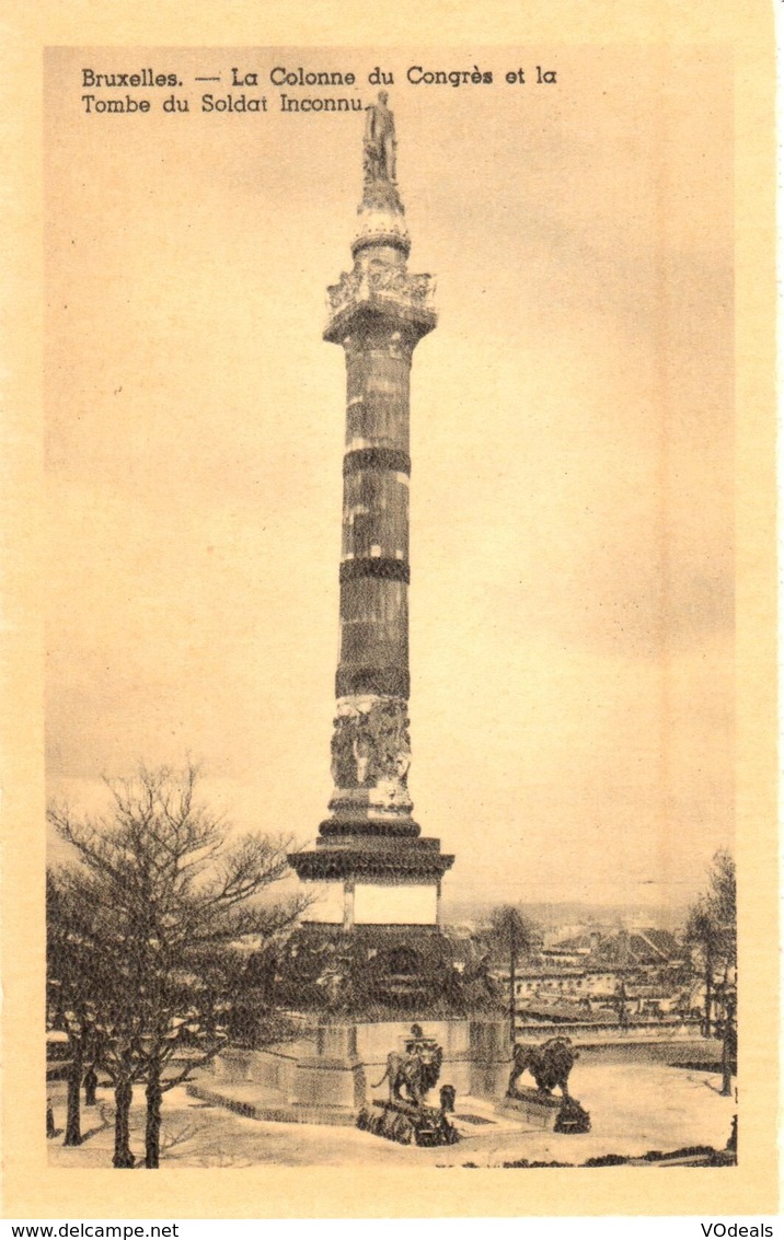 Bruxelles - CPA - Brussel - Colonne Du Congrès - Monumenti, Edifici