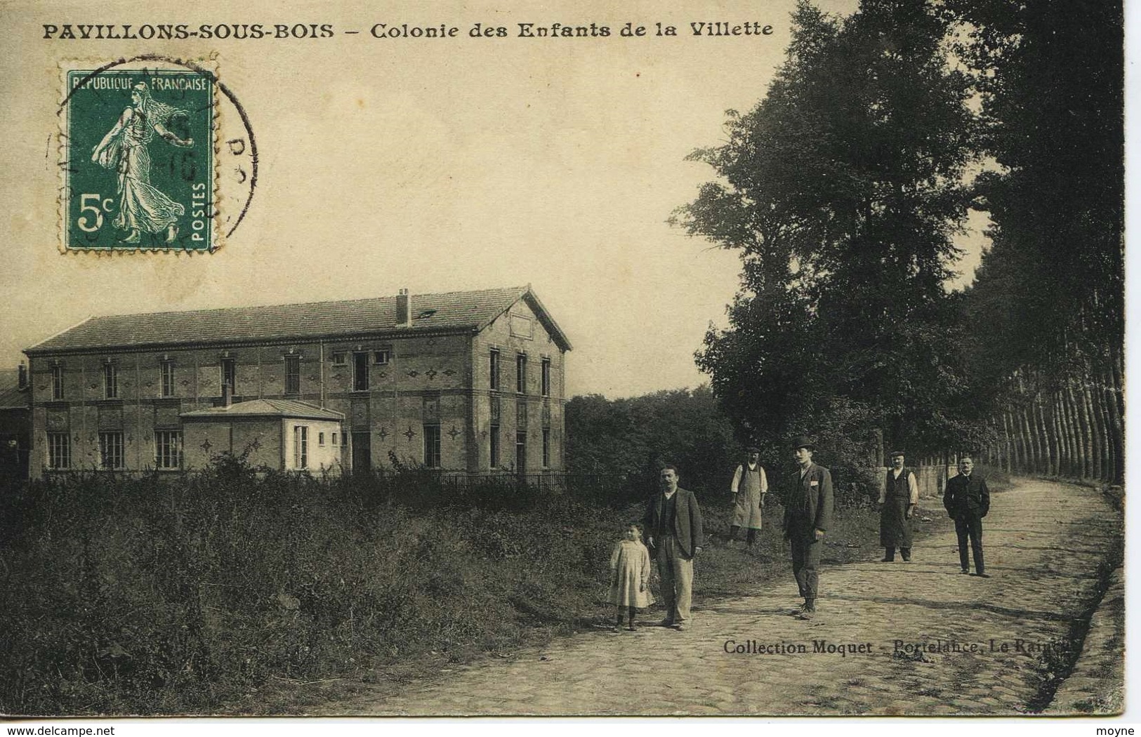 12224 - Seine St Denis - PAVILLON Sous BOIS :  Colonie Des Enfants De La Vilette  (disparue ??) -   Circulée 1908 - Autres & Non Classés